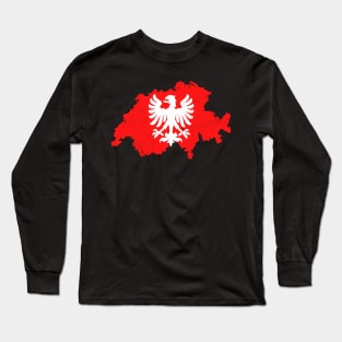 Switzerland Flag Eagle Swiss Europe Long Sleeve T-Shirt